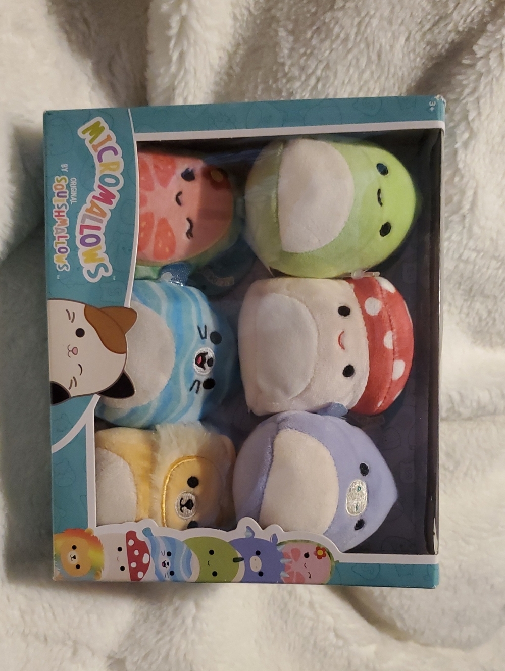 Micromallows Cute Squishies Plush Set - Multicolor Kids Stuffed Animals